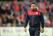 21 July 2022; St Patrick's Athletic manager Tim Clancy after the UEFA Europa Conference League 2022/23 Second Qualifying Round First Leg match between St Patrick's Athletic and NS Mura at Richmond Park in Dublin. Photo by Stephen McCarthy/Sportsfile
