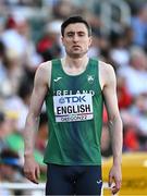 21 July 2022; Mark English of Ireland before the Men's 800m semi-final during day seven of the World Athletics Championships at Hayward Field in Eugene, Oregon, USA. Photo by Sam Barnes/Sportsfile