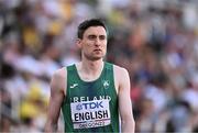 21 July 2022; Mark English of Ireland before the Men's 800m semi-final during day seven of the World Athletics Championships at Hayward Field in Eugene, Oregon, USA. Photo by Sam Barnes/Sportsfile