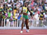21 July 2022; Shericka Jackson of Jamaica on her way to winning the Women's 200m final during day seven of the World Athletics Championships at Hayward Field in Eugene, Oregon, USA. Photo by Sam Barnes/Sportsfile