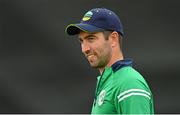 22 July 2022; Andrew Balbirnie of Ireland before the Men's T20 International match between Ireland and New Zealand at Stormont in Belfast. Photo by Ramsey Cardy/Sportsfile