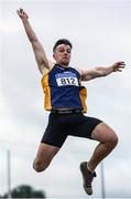 23 July 2022; Jack Forde of St. Killian's A.C., Wexford competing in the Junior 18-19 Junior Decathlon during day one of the AAI Games and Combined Events Track and Field Championships at Tullamore, Offaly. Photo by George Tewkesbury/Sportsfile