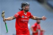 23 July 2022; Ashling Thompson of Cork during the Glen Dimplex Senior Camogie All-Ireland Championship Semi-Final match between Cork and Waterford at Croke Park in Dublin. Photo by Piaras Ó Mídheach/Sportsfile