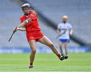 23 July 2022; Emma Murphy of Cork scores a point during the Glen Dimplex Senior Camogie All-Ireland Championship Semi-Final match between Cork and Waterford at Croke Park in Dublin. Photo by Piaras Ó Mídheach/Sportsfile