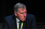23 July 2022; Packie Bonner, chairman of the FAI international and high performance committee, during the annual general meeting of the Football Association of Ireland at the Mansion House in Dublin. Photo by Stephen McCarthy/Sportsfile