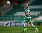 23 July 2022; Richie Towell of Shamrock Rovers during the SSE Airtricity League Premier Division match between Shamrock Rovers and Drogheda United at Tallaght Stadium in Dublin. Photo by Seb Daly/Sportsfile