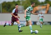 23 July 2022; Neil Farrugia of Shamrock Rovers during the SSE Airtricity League Premier Division match between Shamrock Rovers and Drogheda United at Tallaght Stadium in Dublin. Photo by Seb Daly/Sportsfile