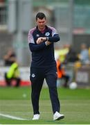 23 July 2022; Drogheda United manager Kevin Doherty during the SSE Airtricity League Premier Division match between Shamrock Rovers and Drogheda United at Tallaght Stadium in Dublin. Photo by Seb Daly/Sportsfile