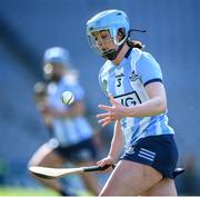 20 March 2022; Eve O'Brien of Dublin during the Littlewoods Ireland Camogie League Division 1 match between Dublin and Down at Croke Park in Dublin. Photo by Stephen McCarthy/Sportsfile