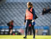 20 March 2022; Dublin physiotherapist Fiona Armstrong during the Littlewoods Ireland Camogie League Division 1 match between Dublin and Down at Croke Park in Dublin. Photo by Stephen McCarthy/Sportsfile