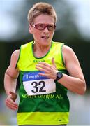 23 July 2022; Susanne O'Beirne of North Leitrim A.C. competing in the Senior 3000m Walk during day one of the AAI Games and Combined Events Track and Field Championships at Tullamore, Offaly. Photo by George Tewkesbury/Sportsfile