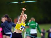 24 July 2022; Caoimhe Farrell of Loughrea A.C., Galway competing in the Youth Youth Heptathlon during day two of the AAI Games and Combined Events Track and Field Championships at Tullamore, Offaly. Photo by George Tewkesbury/Sportsfile