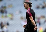 24 July 2022; Kieran Molloy of Galway walks the pitch before the GAA Football All-Ireland Senior Championship Final match between Kerry and Galway at Croke Park in Dublin. Photo by Piaras Ó Mídheach/Sportsfile