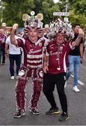 24 July 2022; The Coleman brothers, Philip, left, and Michael, from Ballygar, Co Galway, before the GAA Football All-Ireland Senior Championship Final match between Kerry and Galway at Croke Park in Dublin. Photo by Daire Brennan/Sportsfile