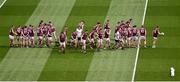24 July 2022; The Galway team before the GAA Football All-Ireland Senior Championship Final match between Kerry and Galway at Croke Park in Dublin. Photo by Daire Brennan/Sportsfile