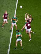 24 July 2022; David Moran of Kerry in action against Paul Conroy, left, and Kieran Molloy of Galway during the GAA Football All-Ireland Senior Championship Final match between Kerry and Galway at Croke Park in Dublin. Photo by Daire Brennan/Sportsfile