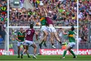 24 July 2022; Jack Barry of Kerry in action against Damien Comer of Galway during the GAA Football All-Ireland Senior Championship Final match between Kerry and Galway at Croke Park in Dublin. Photo by Harry Murphy/Sportsfile