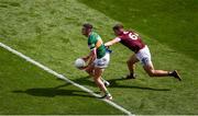 24 July 2022; Paul Geaney of Kerry in action against John Daly of Galway during the GAA Football All-Ireland Senior Championship Final match between Kerry and Galway at Croke Park in Dublin. Photo by Daire Brennan/Sportsfile