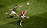 24 July 2022; Shane Walsh of Galway in action against Tom O'Sullivan of Kerry during the GAA Football All-Ireland Senior Championship Final match between Kerry and Galway at Croke Park in Dublin. Photo by Daire Brennan/Sportsfile