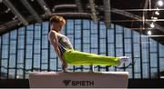 24 July 2022; Niall Hooton of Team Ireland during a podium training session at the 2022 European Youth Summer Olympic Festival at Banská Bystrica, Slovakia. Photo by Eóin Noonan/Sportsfile