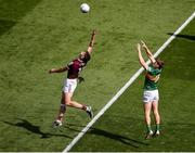24 July 2022; Matthew Tierney of Galway in action against Gavin White of Kerry during the GAA Football All-Ireland Senior Championship Final match between Kerry and Galway at Croke Park in Dublin. Photo by Daire Brennan/Sportsfile
