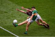 24 July 2022; David Clifford of Kerry in action against John Daly of Galway during the GAA Football All-Ireland Senior Championship Final match between Kerry and Galway at Croke Park in Dublin. Photo by Daire Brennan/Sportsfile