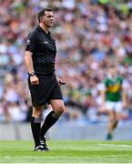 24 July 2022; Referee Seán Hurson during the GAA Football All-Ireland Senior Championship Final match between Kerry and Galway at Croke Park in Dublin. Photo by Piaras Ó Mídheach/Sportsfile