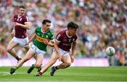 24 July 2022; Seán Kelly of Galway in action against Brian Ó Beaglaíoch of Kerry during the GAA Football All-Ireland Senior Championship Final match between Kerry and Galway at Croke Park in Dublin. Photo by Brendan Moran/Sportsfile