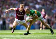 24 July 2022; Stephen O'Brien of Kerry in action against Dylan McHugh of Galway during the GAA Football All-Ireland Senior Championship Final match between Kerry and Galway at Croke Park in Dublin. Photo by Piaras Ó Mídheach/Sportsfile