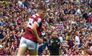 24 July 2022; Galway manager Padraic Joyce applauds a score from Shane Walsh during the GAA Football All-Ireland Senior Championship Final match between Kerry and Galway at Croke Park in Dublin. Photo by David Fitzgerald/Sportsfile