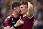 24 July 2022; Johnny Heaney of Galway is consoled after the GAA Football All-Ireland Senior Championship Final match between Kerry and Galway at Croke Park in Dublin. Photo by Brendan Moran/Sportsfile
