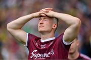 24 July 2022; A dejected Johnny Heaney of Galway after the GAA Football All-Ireland Senior Championship Final match between Kerry and Galway at Croke Park in Dublin. Photo by Brendan Moran/Sportsfile