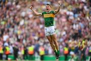 24 July 2022; David Clifford of Kerry celebrates at the final whistle of the GAA Football All-Ireland Senior Championship Final match between Kerry and Galway at Croke Park in Dublin. Photo by Stephen McCarthy/Sportsfile