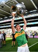 24 July 2022; David Clifford of Kerry celebrates with the Sam Maguire cup after the GAA Football All-Ireland Senior Championship Final match between Kerry and Galway at Croke Park in Dublin. Photo by David Fitzgerald/Sportsfile