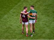 24 July 2022; Adrian Spillane of Kerry consoles Jack Glynn of Galway after the GAA Football All-Ireland Senior Championship Final match between Kerry and Galway at Croke Park in Dublin. Photo by Daire Brennan/Sportsfile