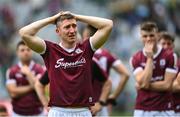 24 July 2022; Johnny Heaney of Galway after his side's defeat in the GAA Football All-Ireland Senior Championship Final match between Kerry and Galway at Croke Park in Dublin. Photo by Harry Murphy/Sportsfile