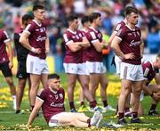24 July 2022; Damien Comer of Galway and teammates watch the trophy presentation after their side's defeat in the GAA Football All-Ireland Senior Championship Final match between Kerry and Galway at Croke Park in Dublin. Photo by Harry Murphy/Sportsfile