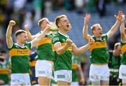24 July 2022; Killian Spillane of Kerry celebrates after his side's victory in the GAA Football All-Ireland Senior Championship Final match between Kerry and Galway at Croke Park in Dublin. Photo by Harry Murphy/Sportsfile