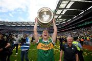 24 July 2022; Gavin Crowley of Kerry celebrates with the Sam Maguire Cup after the GAA Football All-Ireland Senior Championship Final match between Kerry and Galway at Croke Park in Dublin. Photo by Stephen McCarthy/Sportsfile
