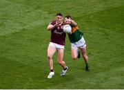 24 July 2022; Shane Walsh of Galway in action against Tom O'Sullivan of Kerry during the GAA Football All-Ireland Senior Championship Final match between Kerry and Galway at Croke Park in Dublin. Photo by Daire Brennan/Sportsfile