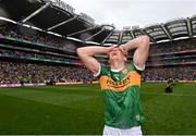 24 July 2022; Jason Foley of Kerry celebrates after the GAA Football All-Ireland Senior Championship Final match between Kerry and Galway at Croke Park in Dublin. Photo by Ramsey Cardy/Sportsfile
