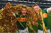 24 July 2022; Graham O'Sullivan, left, and Jason Foley of Kerry celebrate after the GAA Football All-Ireland Senior Championship Final match between Kerry and Galway at Croke Park in Dublin. Photo by Stephen McCarthy/Sportsfile