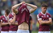 24 July 2022; Dejected Galway players Johnny Heaney, left, and Seán Kelly after the GAA Football All-Ireland Senior Championship Final match between Kerry and Galway at Croke Park in Dublin. Photo by Brendan Moran/Sportsfile