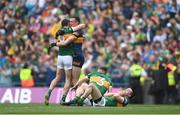 24 July 2022; Paul Murphy of Kerry, front, and teammates celebrate after their side's victory in the GAA Football All-Ireland Senior Championship Final match between Kerry and Galway at Croke Park in Dublin. Photo by Harry Murphy/Sportsfile