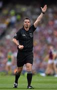 24 July 2022; Referee Sean Hurson during the GAA Football All-Ireland Senior Championship Final match between Kerry and Galway at Croke Park in Dublin. Photo by Ray McManus/Sportsfile