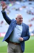 24 July 2022; Tommy Dowd of the 1996 Meath All-Ireland winning team as the Jubilee teams are introduced to the crowd before the GAA All-Ireland Senior Football Championship Final match between Kerry and Galway at Croke Park in Dublin. Photo by Piaras Ó Mídheach/Sportsfile