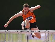 24 July 2022; Joseph Mc Evoy of Nenagh Olympic A.C., Tipperary competing in the 18 plus Decathlon during day two of the AAI Games and Combined Events Track and Field Championships at Tullamore, Offaly. Photo by George Tewkesbury/Sportsfile