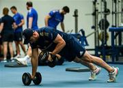 26 July 2022; Charlie Ngatai during a Leinster Rugby Gym session at Leinster HQ in Dublin. Photo by Harry Murphy/Sportsfile