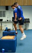 26 July 2022; Chris Cosgrave during a Leinster Rugby Gym session at Leinster HQ in Dublin. Photo by Harry Murphy/Sportsfile