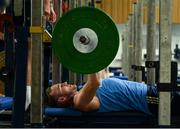 26 July 2022; Nick McCarthy during a Leinster Rugby Gym session at Leinster HQ in Dublin. Photo by Harry Murphy/Sportsfile